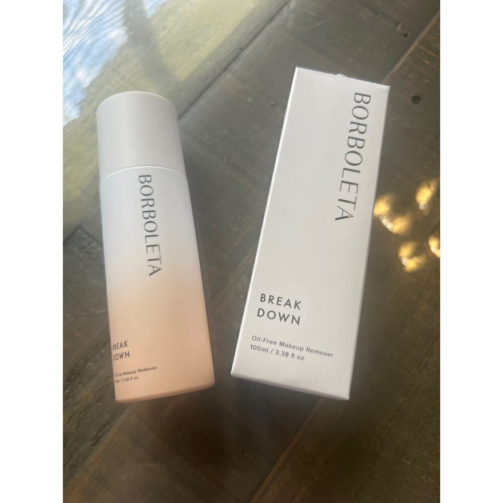 Borboleta Break Down Oil-Free Makeup Remover Lash Safe Cleanser 100ml 3.38oz NEW